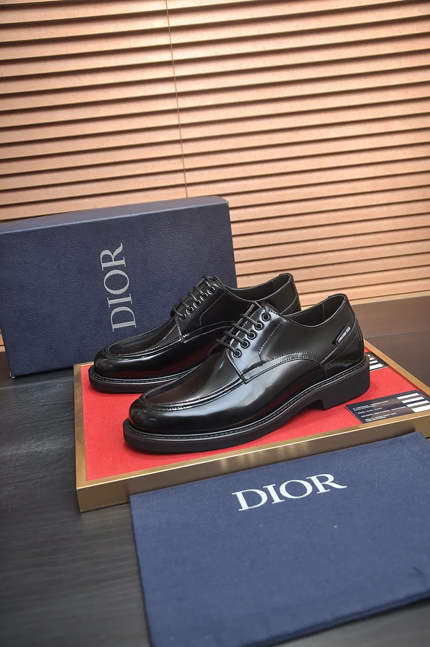 Men's shoes 💰680💶[Dior] (water-dyed cowhide lining) Dior original 1:1 high-quality factory, imported original materials, imported raw cowhide, water-dyed cowhide lining, original TPU outsole, code number: 39-44 (38.45 custom-made)